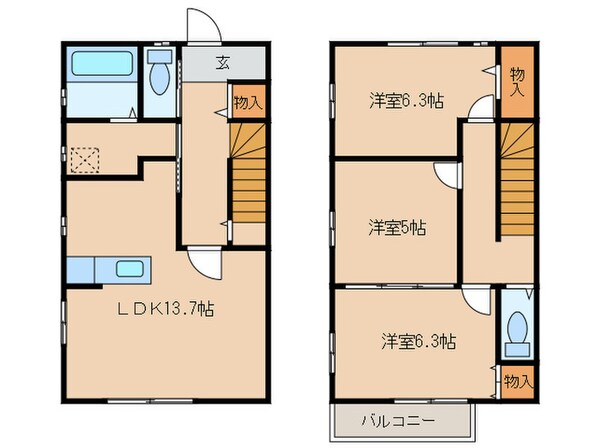 ロジェスティーズの物件間取画像